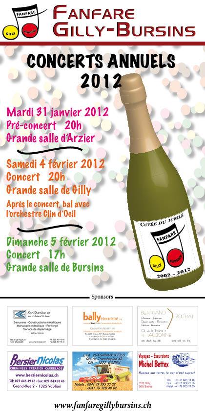 Flyer Concerts 2012